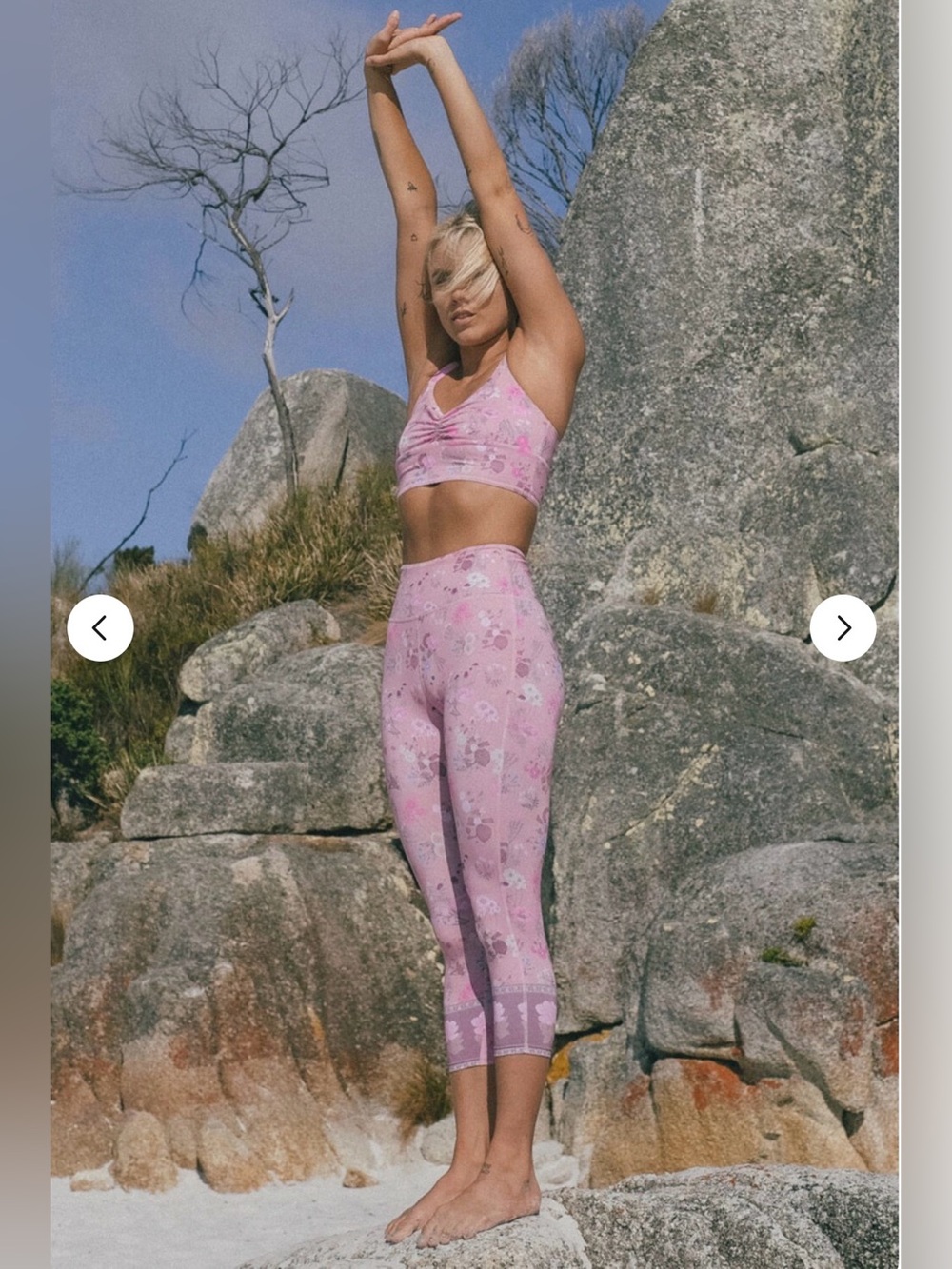 Spell & the gypsy ACTIVE Limited Edition Capsule bralette leggings set. Size XS.